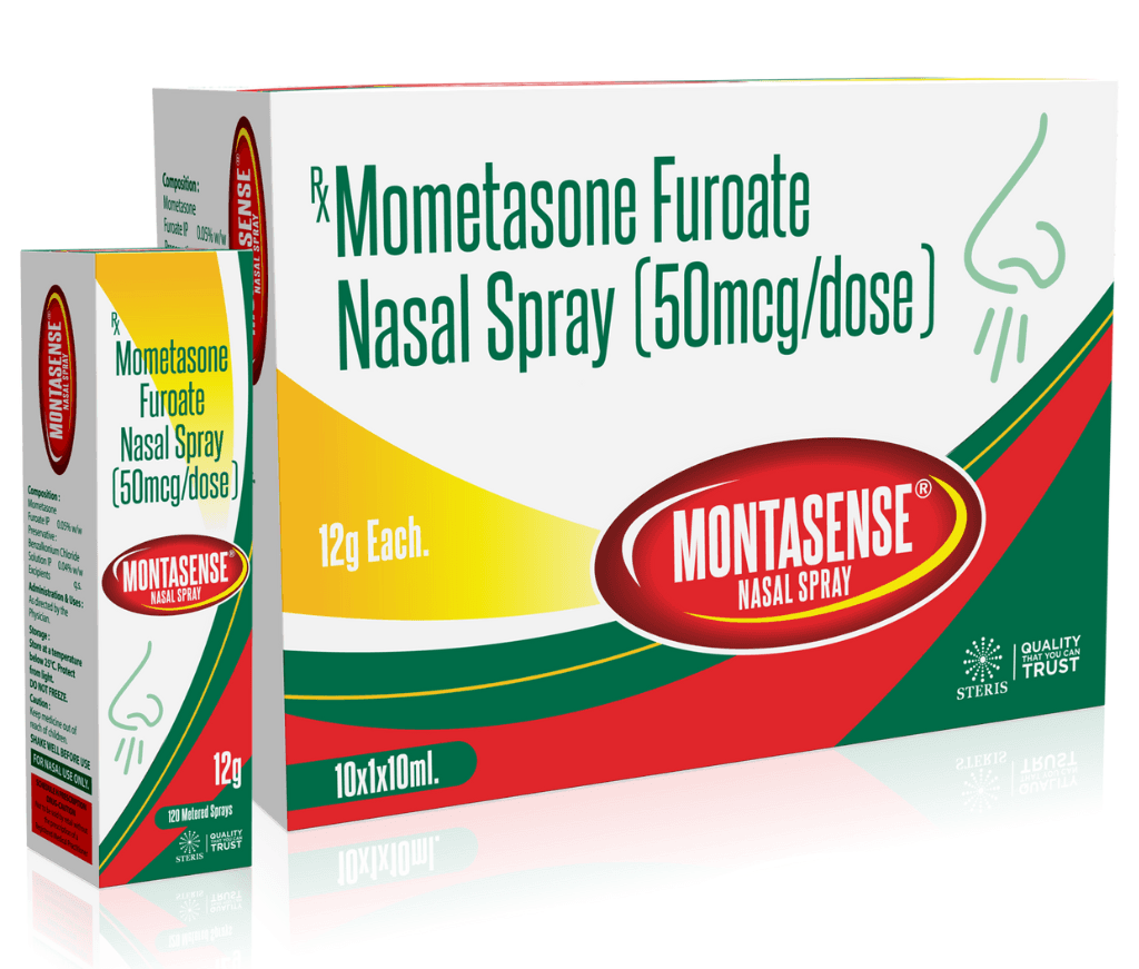 Mometasone Furoate Nasal Spray 5Mcg Montasense Spray product pack