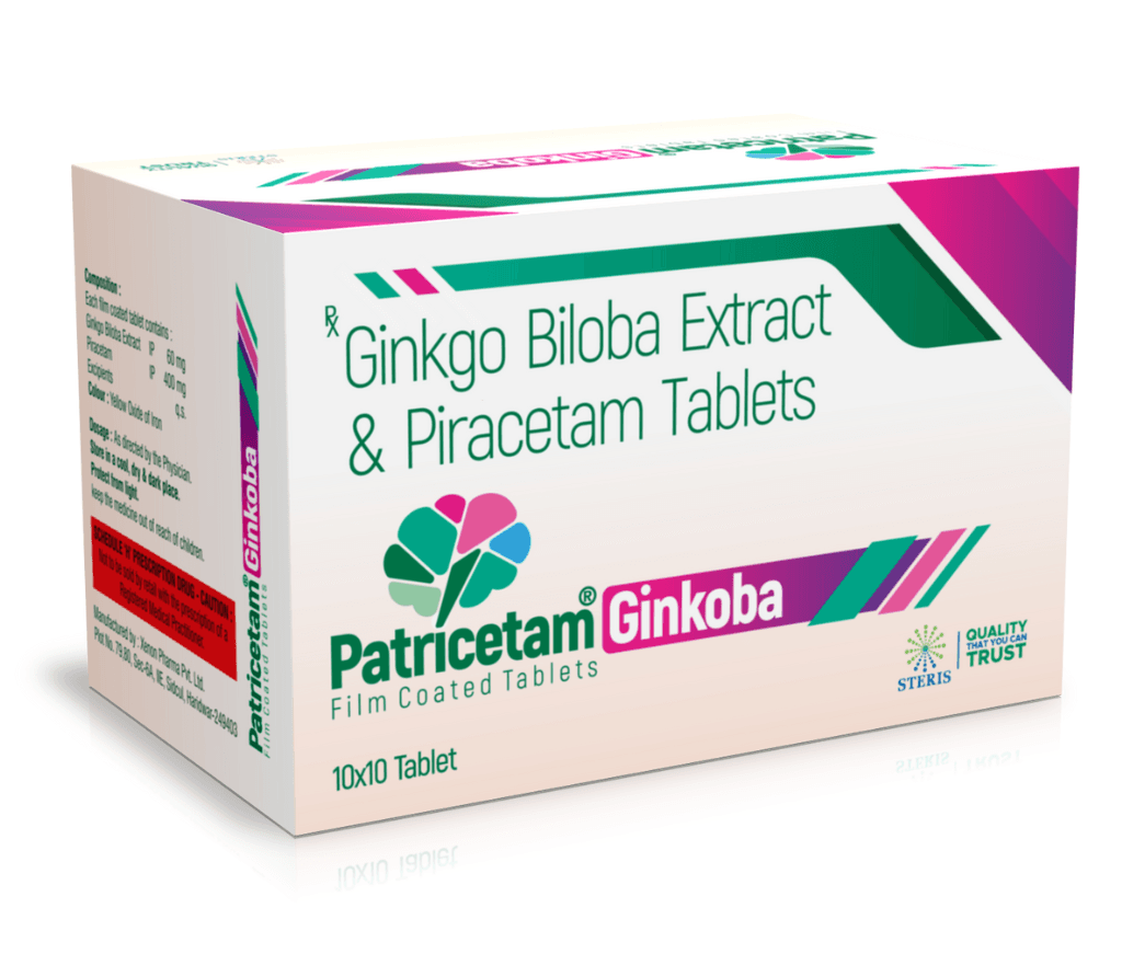 Patricetam Ginkoba product pack
